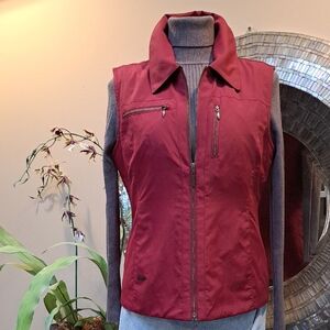 Women's Burgundy Vest